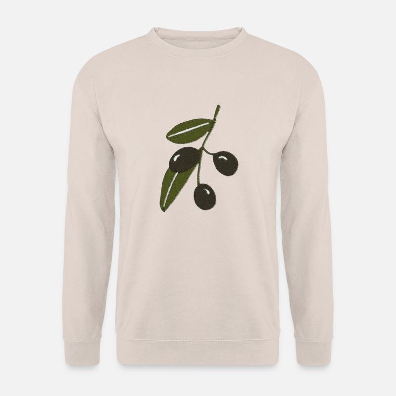 olivenzweig impressionismus - Unisex Pullover - Sand