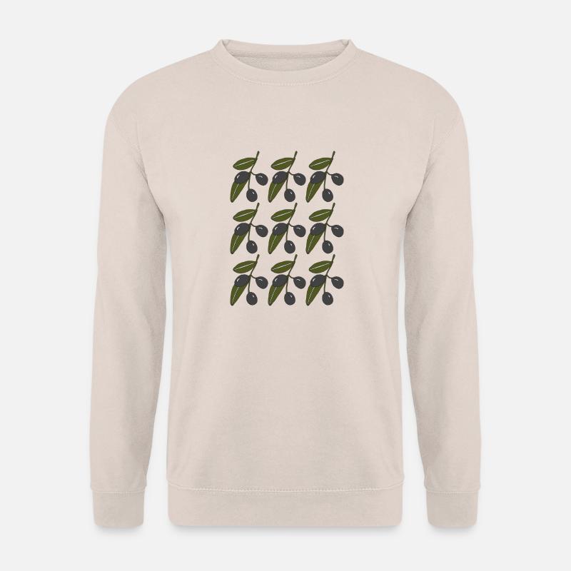 Olive branch pattern - Unisex Sweatshirt - sand