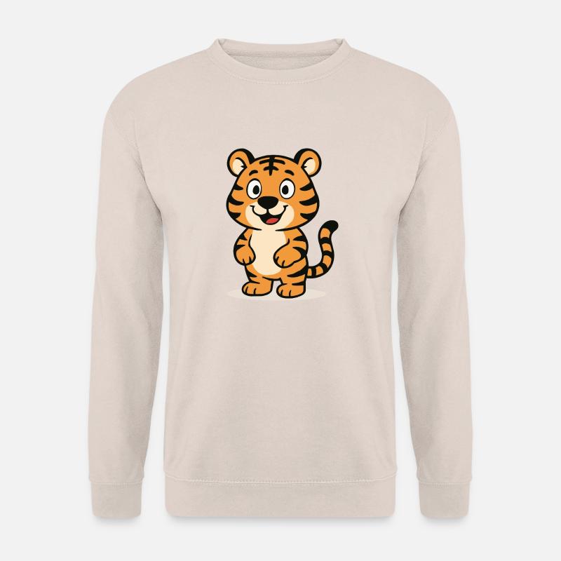 tiger comic - Unisex Pullover - Sand