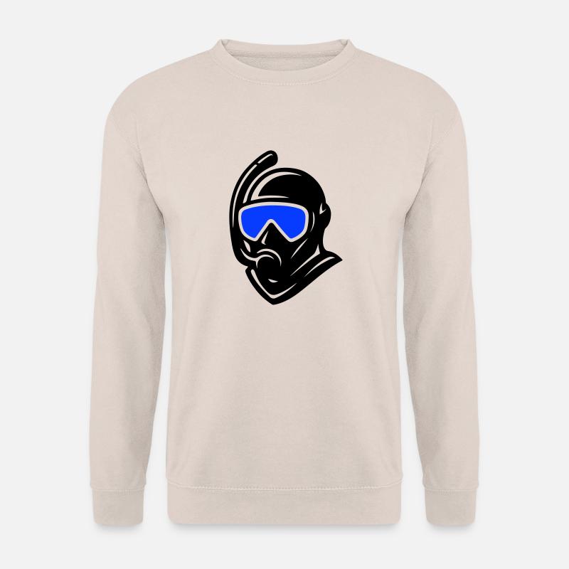 Taucher Schnorchel Tauchen - Unisex Pullover - Sand