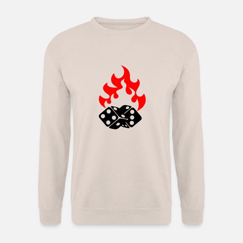 flaming_cubes - Unisex Pullover - Sand
