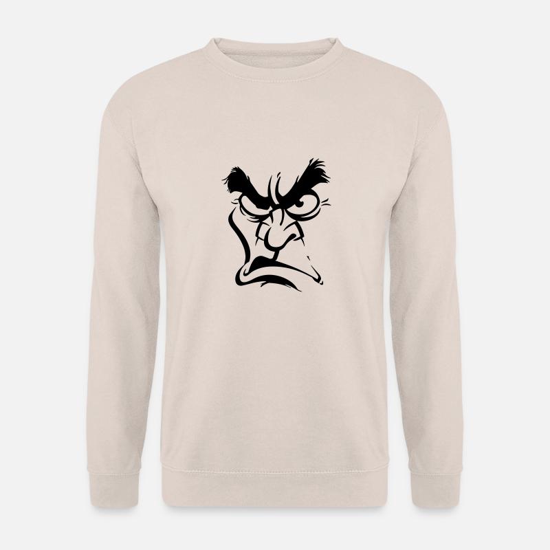 Angry Expression - Unisex Sweatshirt - sand