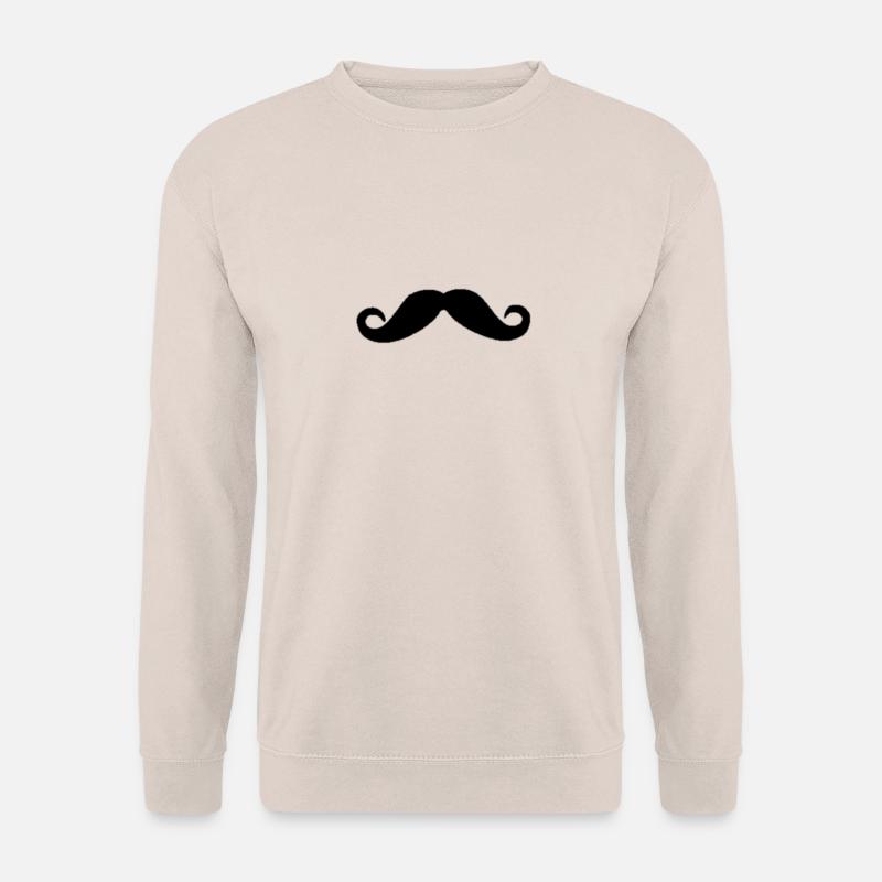 Schnurrbärte - Unisex Pullover - Sand