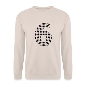 Trikot Nummer 6 - Unisex Pullover - Sand - Vorne - Alina (178cm) & Michal (187cm)
