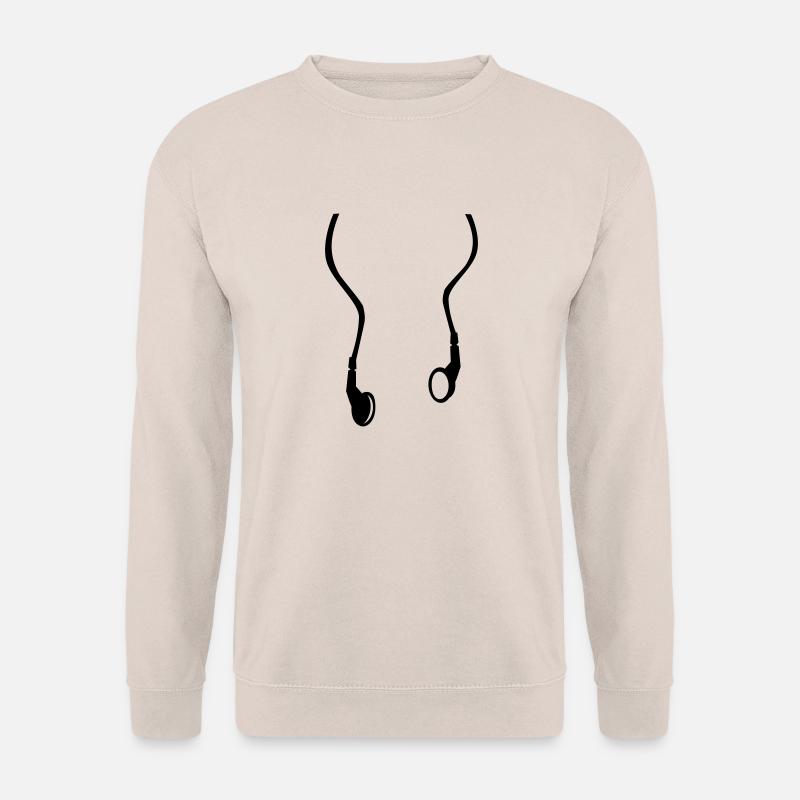 Kopfhörer - Unisex Pullover - Sand