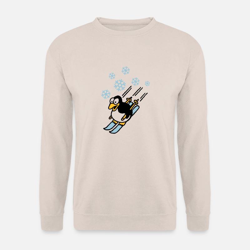 pinguin_ski_022011_d_3c - Unisex Sweatshirt - sand
