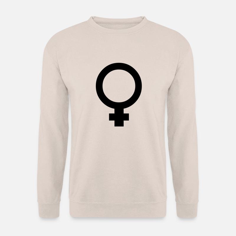 Weiblich Symbol - Unisex Pullover - Sand