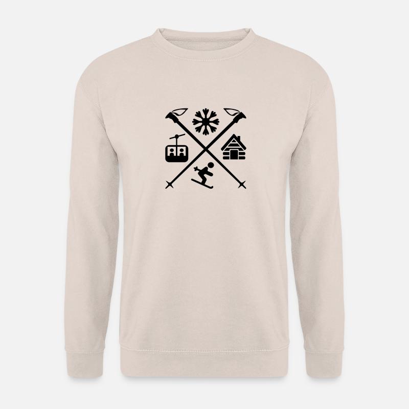 sci - Felpa unisex - sabbia