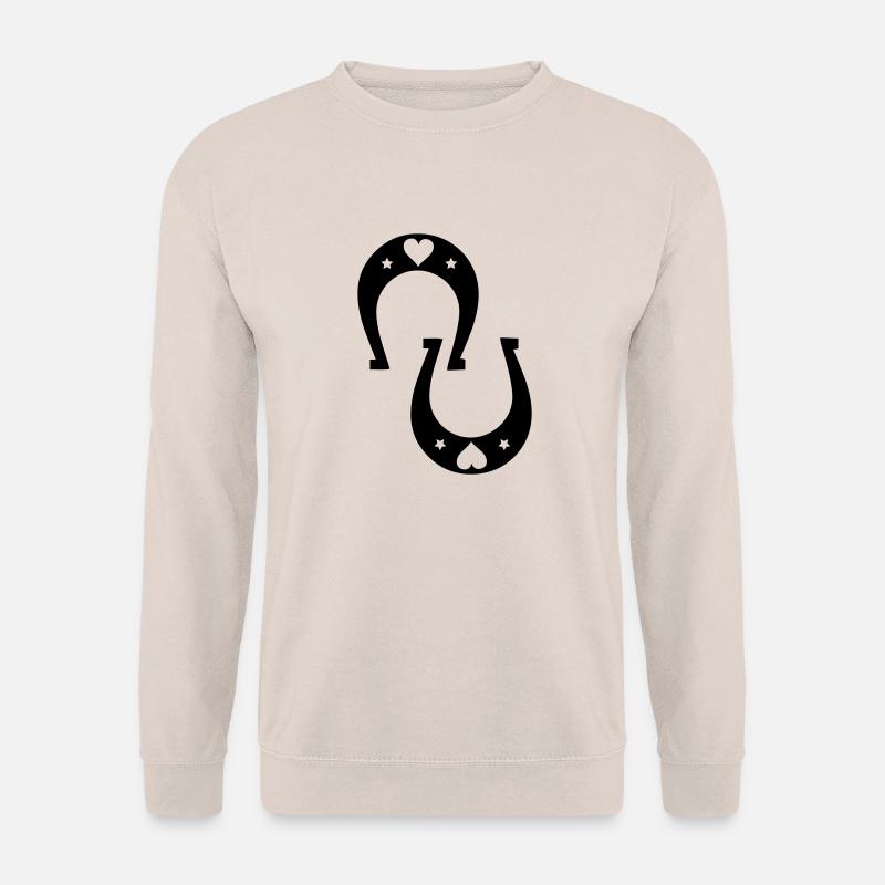 hufeisen heart 2 - Unisex Pullover - Sand