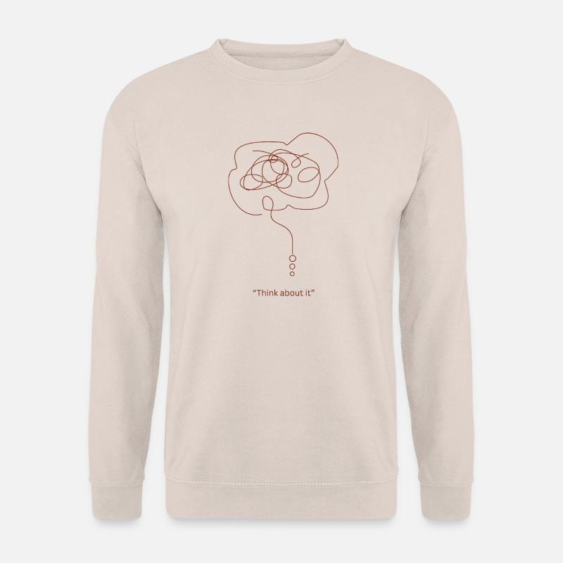 Dash Brain Doodle - Unisex Sweatshirt - sand