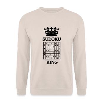 Sudoku - Unisex Pullover - Sand - Vorne - Alina (178cm) & Michal (187cm)