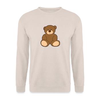 Teddy Bear - Sweat-shirt Unisexe - sable - Devant - Alina (178cm) & Michal (187cm)