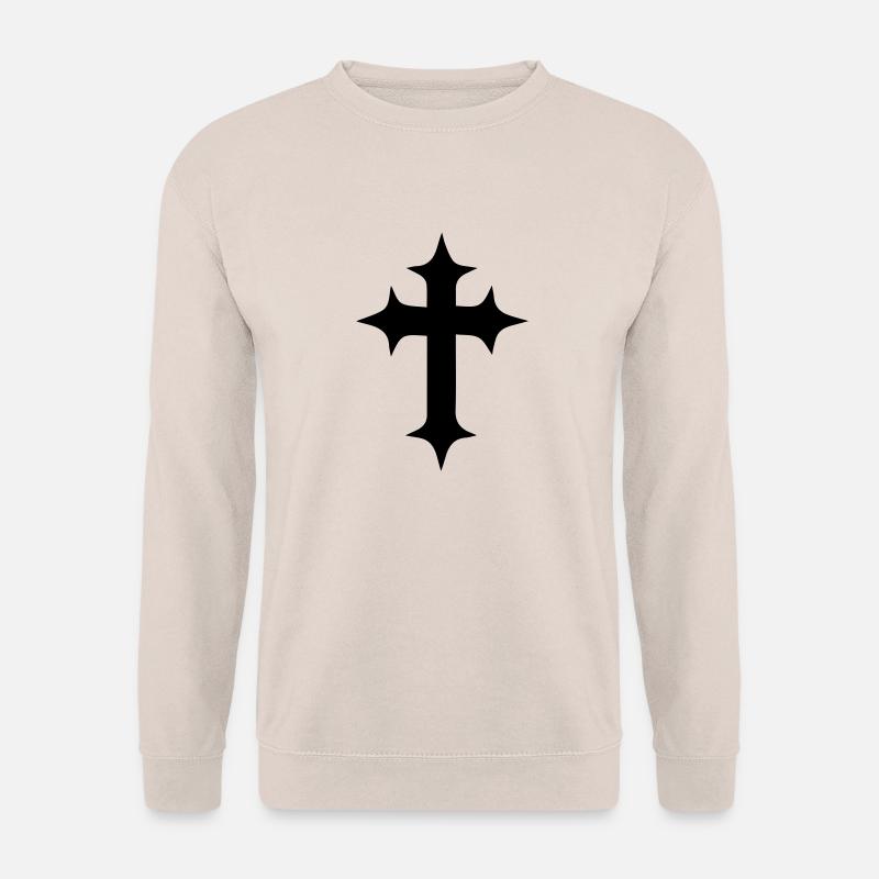 cross - Unisex Pullover - Sand