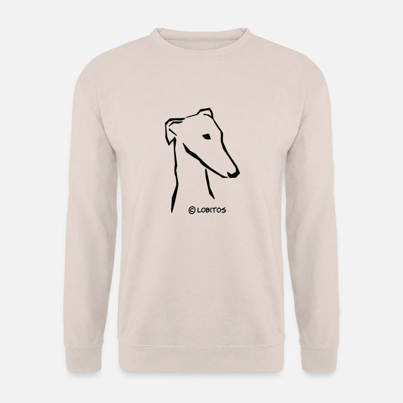 Greyhound head - Unisex Sweatshirt - sand