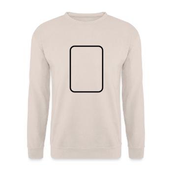 Mathematik Symbol - Rechteck - Unisex Pullover - Sand - Vorne - Alina (178cm) & Michal (187cm)