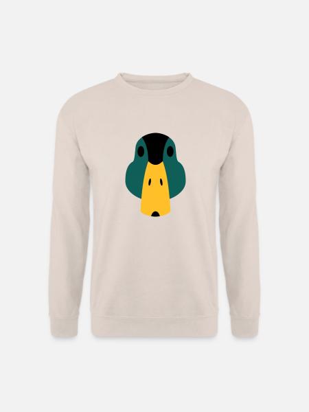 Ente / stilisiert - Unisex Pullover - Sand