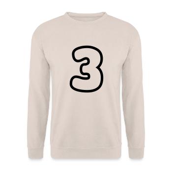 3 - Unisex Pullover - Sand - Vorne - Alina (178cm) & Michal (187cm)