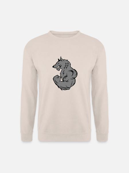 Strong Wolf - Unisex Sweatshirt - sand