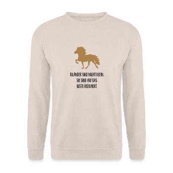 isländer - Unisex Pullover - Sand - Vorne - Alina (178cm) & Michal (187cm)