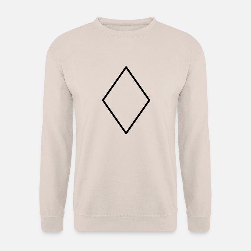 Mathematics diamond symbol- - Unisex Sweatshirt - sand