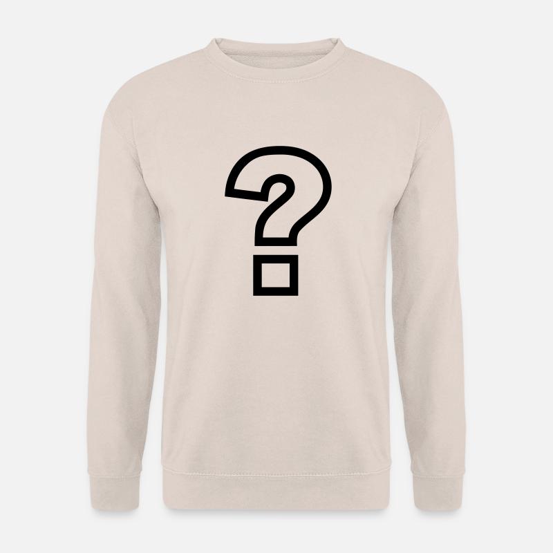 Question mark - Unisex Sweatshirt - sand