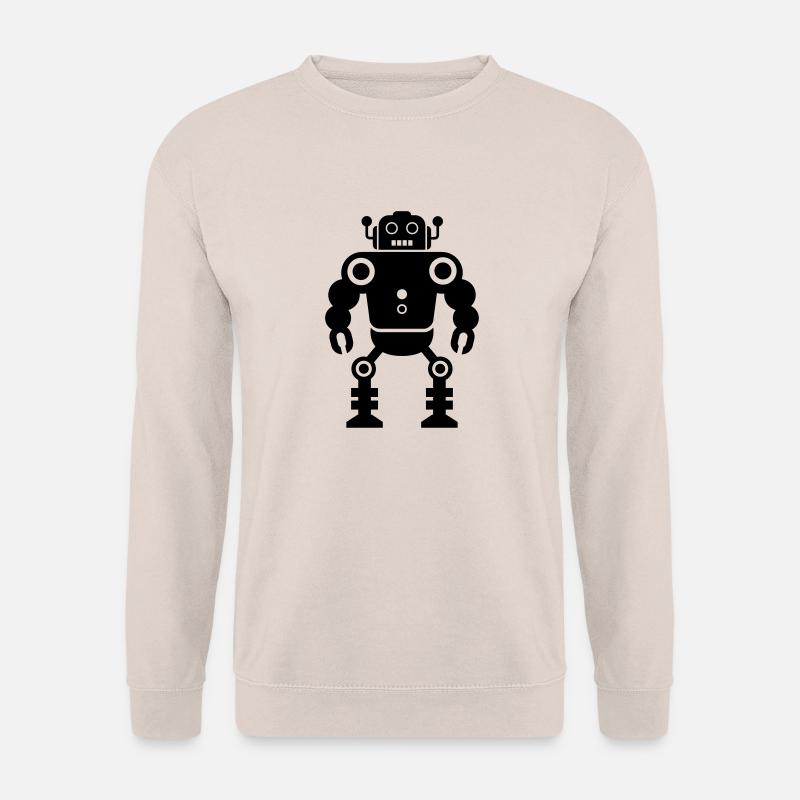 robots - Unisex Pullover - Sand