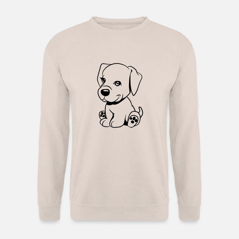 Hund baby süss niedlich - Unisex Pullover - Sand