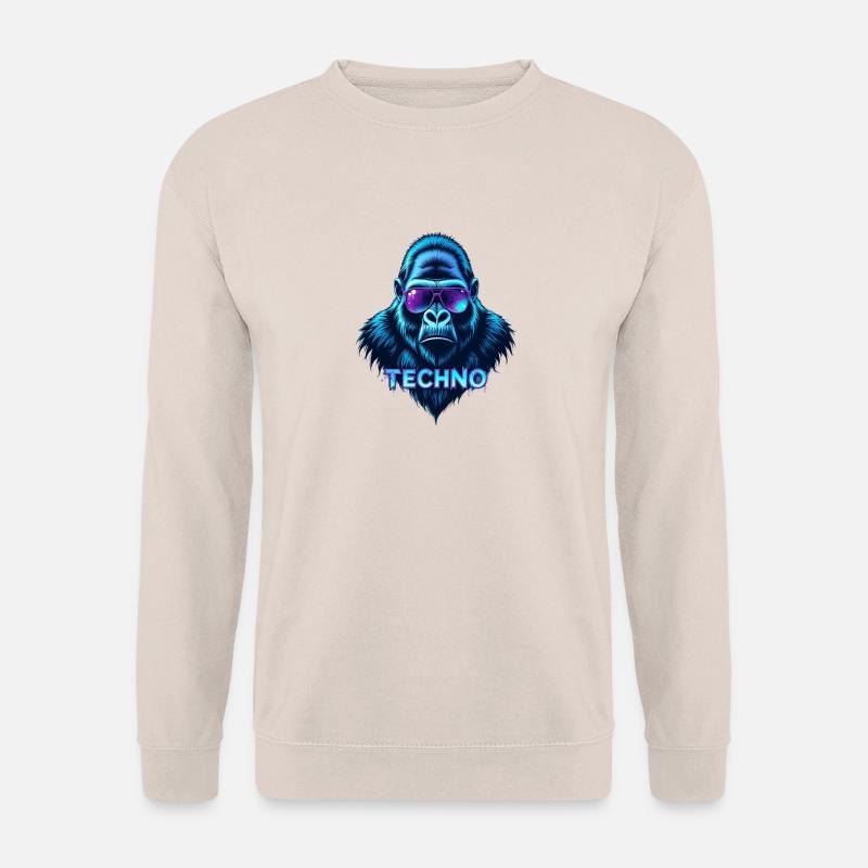 TECHNO GORILLA - Unisex Pullover - Sand