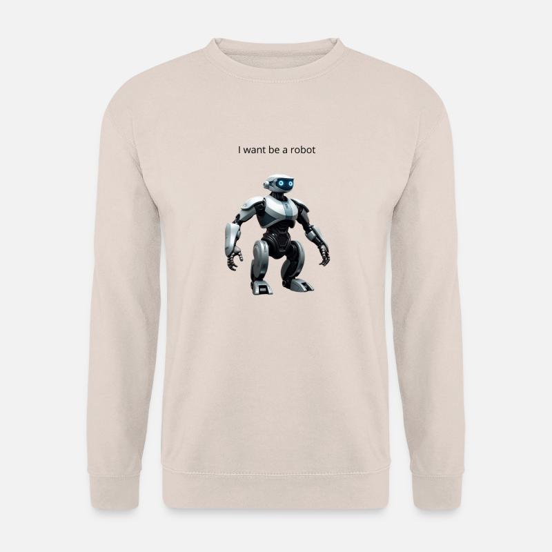 Roboter - Unisex Pullover - Sand