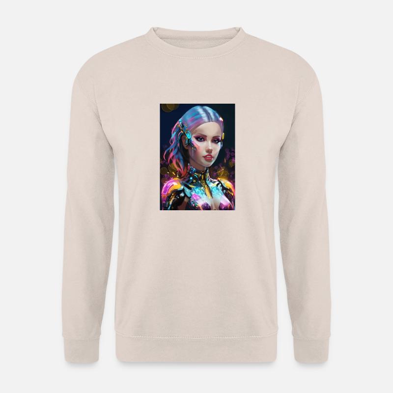 Cyberpunk-Avatar - Unisex Pullover - Sand