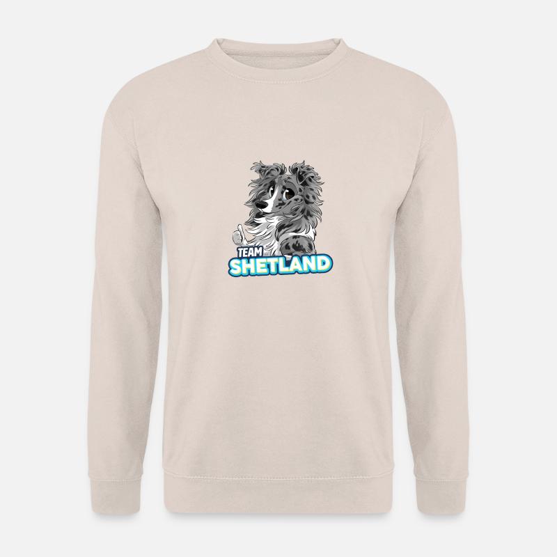 TEAM Shetland - Blue Merle - Unisex Pullover - Sand