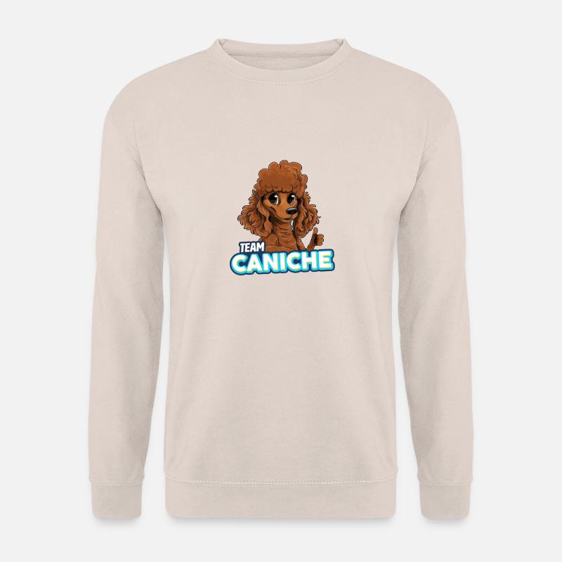 Pudel - Rot - Unisex Pullover - Sand