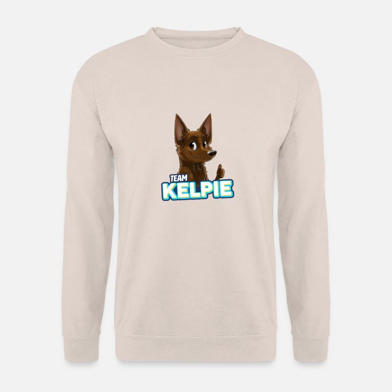 TEAM Kelpie - Schokolade - Unisex Pullover - Sand