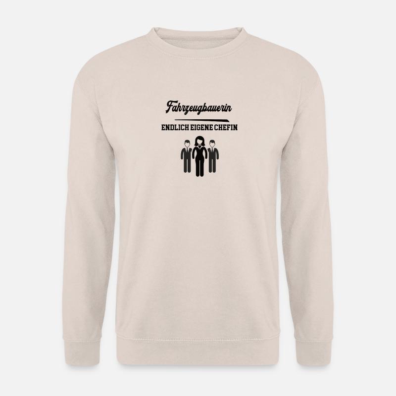 Fahrzeugbauerin Chefin Selbstständigkeit Firma KFZ - Unisex Pullover - Sand