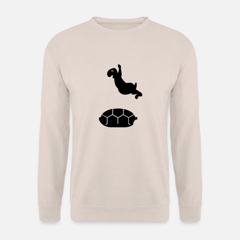 Frühlings Schildkröte / spring turtle (1c) - Unisex Sweatshirt - sand