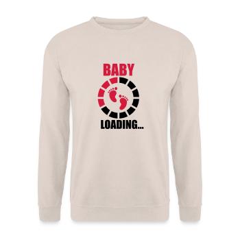 Baby loading - Sweat-shirt Unisexe - sable - Devant - Alina (178cm) & Michal (187cm)