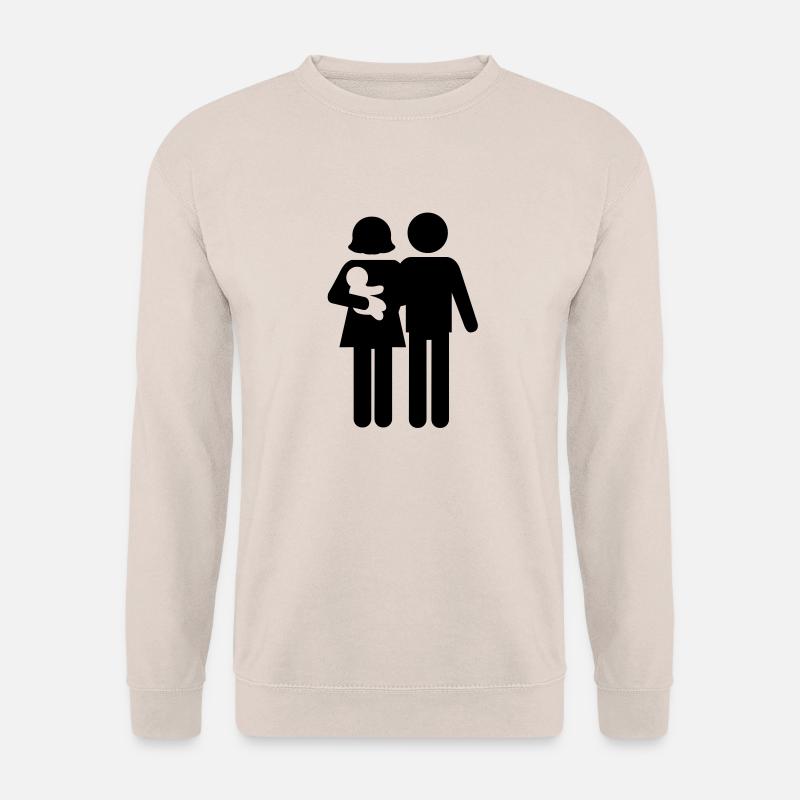 familie - Unisex Pullover - Sand