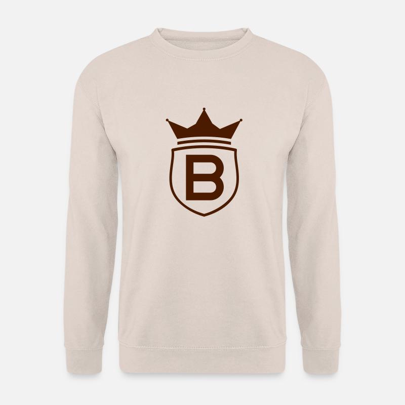 b_schild_f1 - Unisex Pullover - Sand