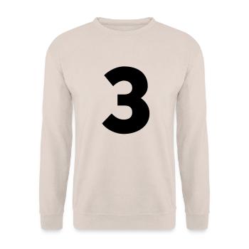 3.3 - Unisex Pullover - Sand - Vorne - Alina (178cm) & Michal (187cm)