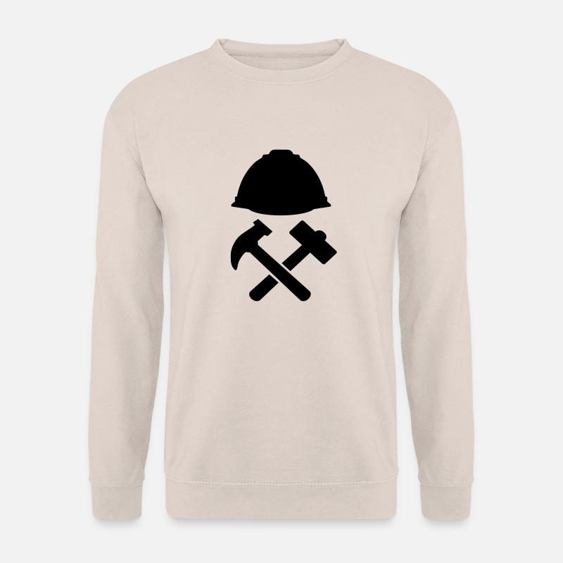 construction worker - Unisex Pullover - Sand