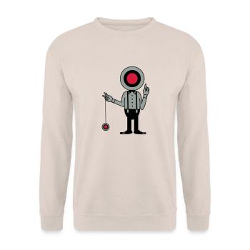 jojo - Sweat-shirt Unisexe - sable - Devant - Alina (178cm) & Michal (187cm)