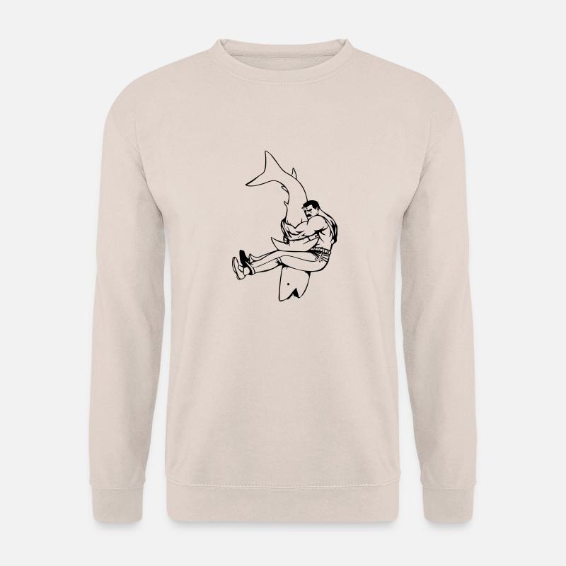 sharkcheck - Unisex Pullover - Sand