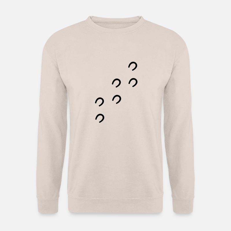 Pferdehufe - Unisex Pullover - Sand