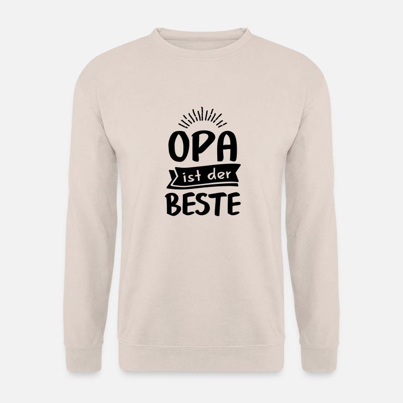 Opa Ist Der Beste - Unisex Pullover - Sand