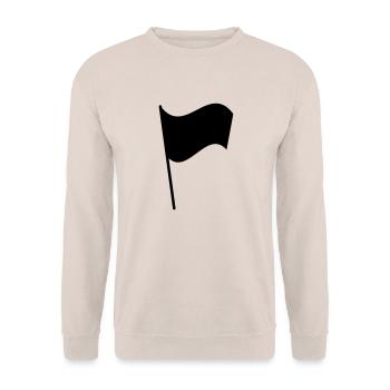 Flagge - Unisex Pullover - Sand - Vorne - Alina (178cm) & Michal (187cm)
