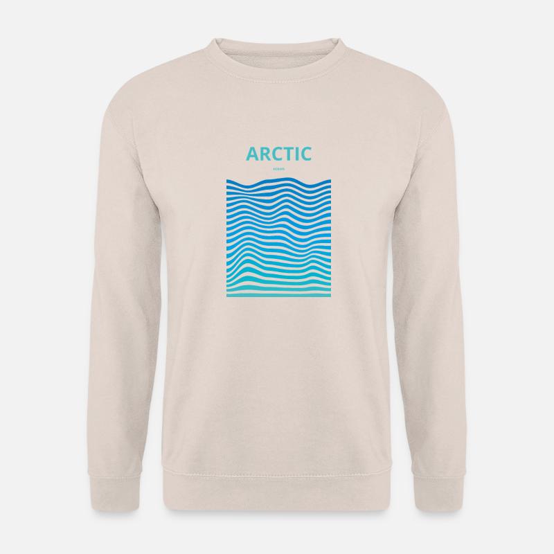 Distorded Oceans: Arctic - Unisex Sweatshirt - sand
