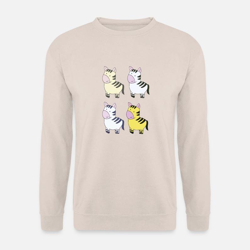 zebra bunt - Unisex Pullover - Sand