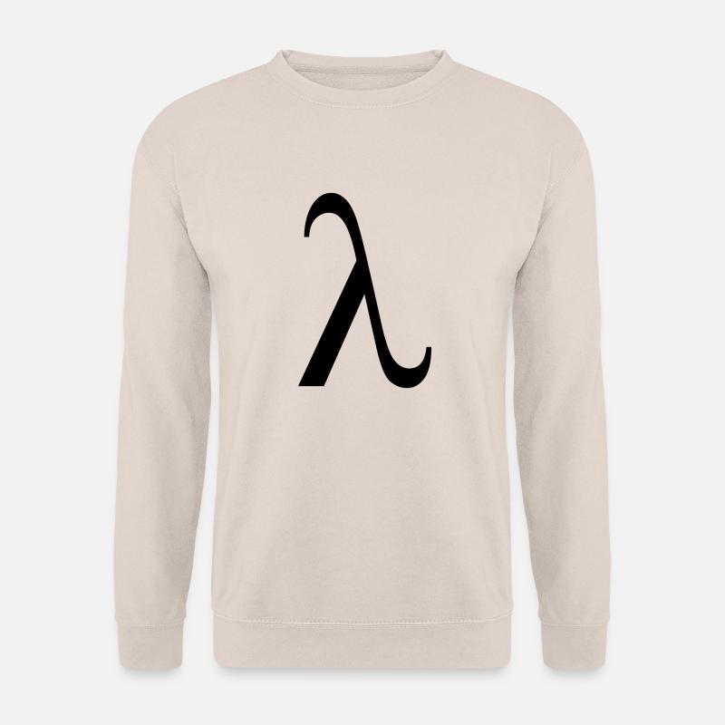 lambda greek - Unisex Sweatshirt - sand