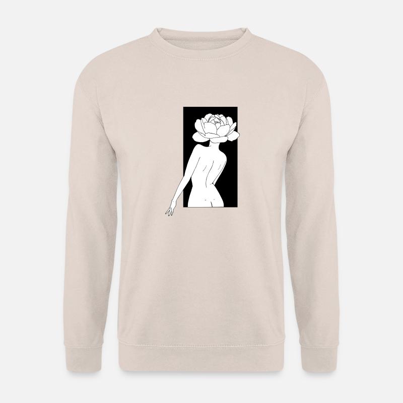 Camelia skaliert.png - Unisex Pullover - Sand