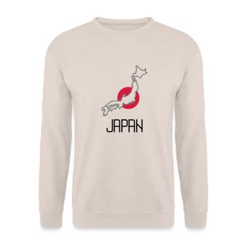 japan - Unisex Pullover - Sand - Vorne - Alina (178cm) & Michal (187cm)